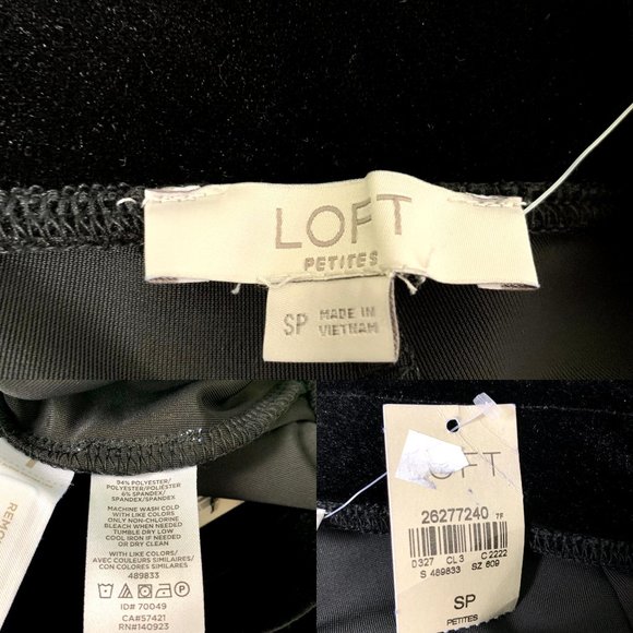 NWT Ann Taylor LOFT Petite Velvet Legging SP #4660 - Picture 8 of 8